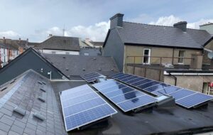 PV Solar Panels on the roof of Kingston's Boutique Townhouse
